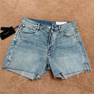 Rag & Bone Vintage Cut Off Rhinestone Shorts